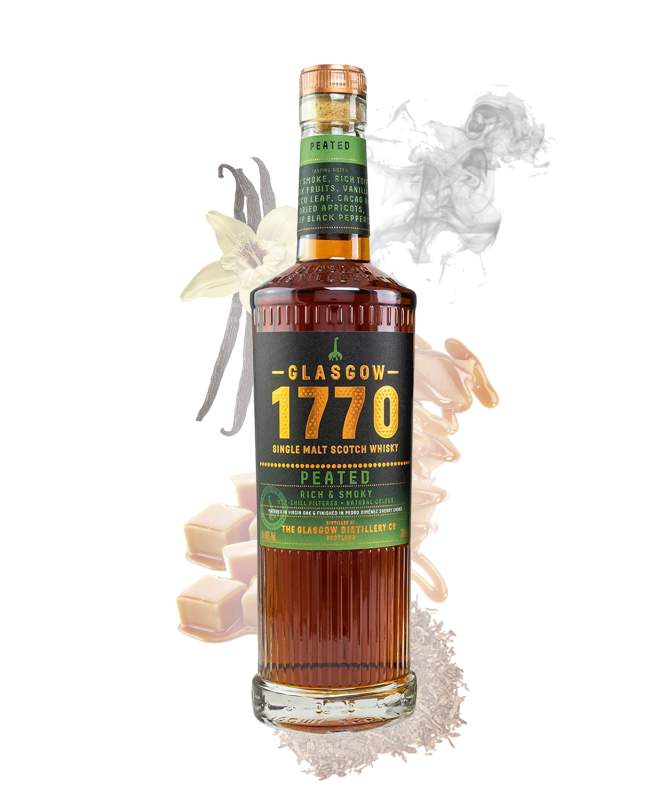 The Glasgow Distillery 1770 Glasgow Single Malt Peated Rich & Smoky